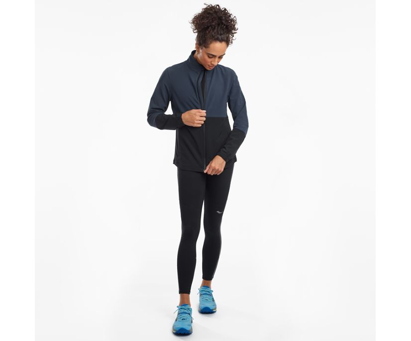 Saucony Bluster Women's Jackets Black | Canada 266YXFU